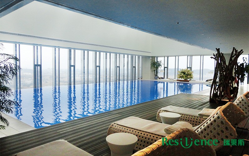 江蘇南京蘇寧總部-泳池項(xiàng)目案例鑒賞實(shí)拍圖